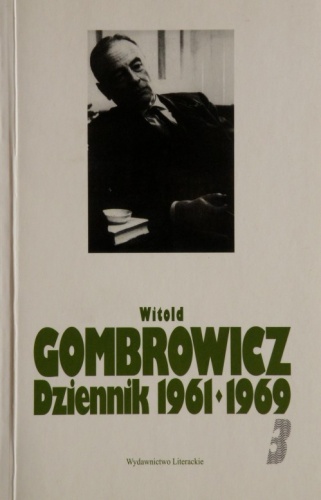 Okładka: Witold Gombrowicz - Dziennik 1961-1969