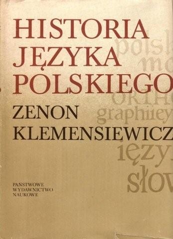 Okładka: Zenon Ludwik Klemensiewicz - Historia języka polskiego t.3