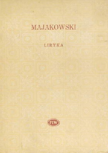 Okładka: Włodzimierz Majakowski - Liryka