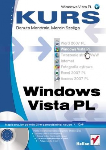 Okładka: Marcin Szeliga - Windows Vista PL. Kurs