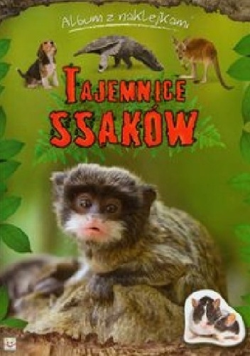 Okładka: Agnieszka Bator - Tajemnice ssaków. Album z naklejkami