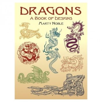 Okładka: Marty Noble - Dragons A Book of Designs