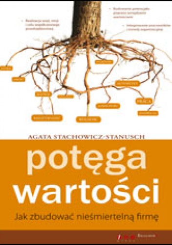 Okładka: Agata Stachowicz-Stanusch - Potęga wartości. Jak zbudować nieśmiertelną firmę