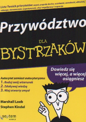 Okładka: Marshall Loeb - Przywództwo dla bystrzaków