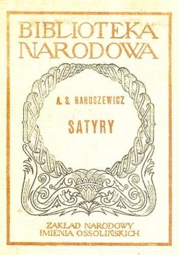 Okładka: Adam Naruszewicz - Satyry