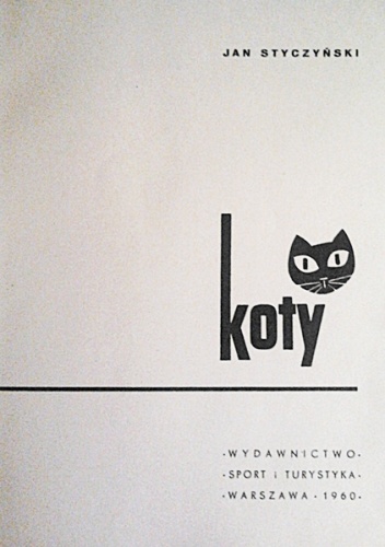 Okładka: Jan Styczyński - Koty