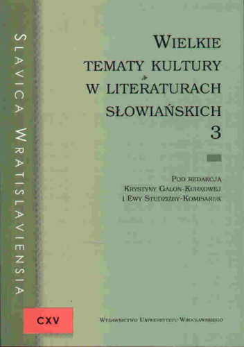 Okładka: K. Galon-Kurkowa - Slavica Wratisaviensia CXV