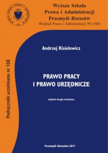 Okładka: Andrzej Kisielewicz - Prawo pracy i Prawo urzędnicze