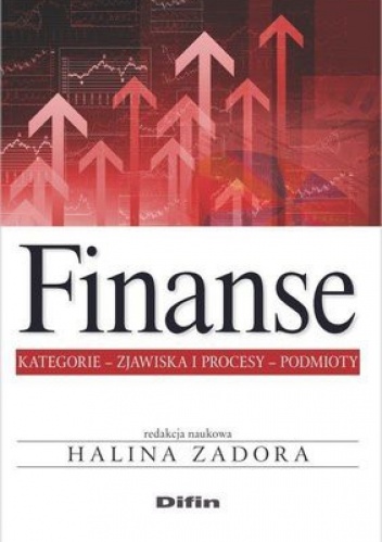 Okładka: Halina Zadora - Finanse kategorie, zjawiska i procesy, podmioty