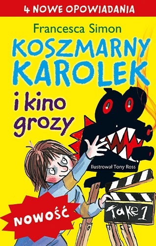Okładka: Francesca Simon - Koszmarny Karolek i kino grozy