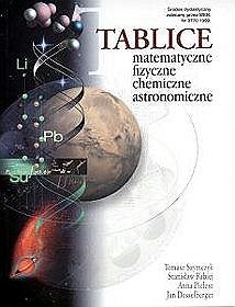 Okładka: Stanisław Rabiej - Tablice matematyczne, fizyczne, chemiczne, astronomiczne