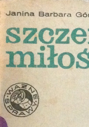 Okładka: Janina Barbara Górkiewiczowa - Szczenięca miłość