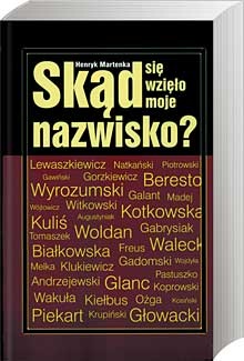 Okładka: Henryk Martenka - Skąd się wzięło moje nazwisko?