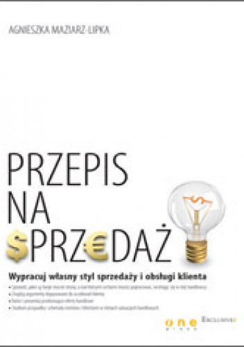 Okładka: Agnieszka Maziarz-Lipka - Przepis na sprzedaż