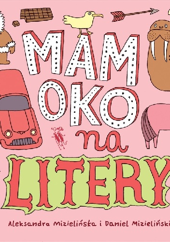 Okładka: Daniel Mizieliński - Mam oko na litery