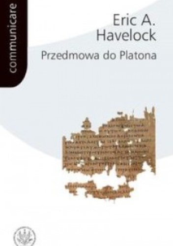 Okładka: Eric A. Havelock - Przedmowa do Platona