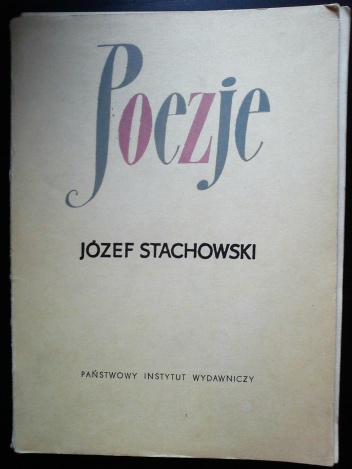 Okładka: Józef Stachowski - Poezje
