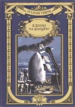 Okładka: Juliusz Verne - Z Ziemi na Księżyc