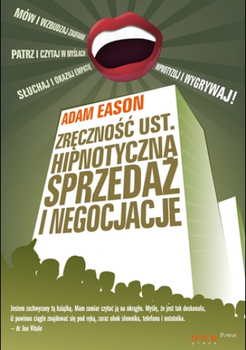 Okładka: Adam Eason - Zręczność ust. Hipnotyczna sprzedaż i negocjacje