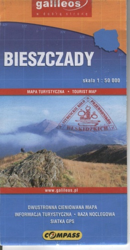Okładka: Dariusz Faustmann - Bieszczady. Mapa turystyczna
