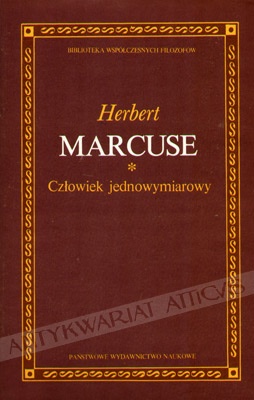 Okładka: Herbert Marcuse - Człowiek jednowymiarowy