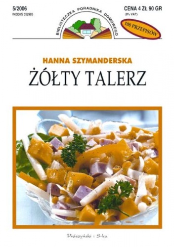 Okładka: Hanna Szymanderska - Żółty talerz