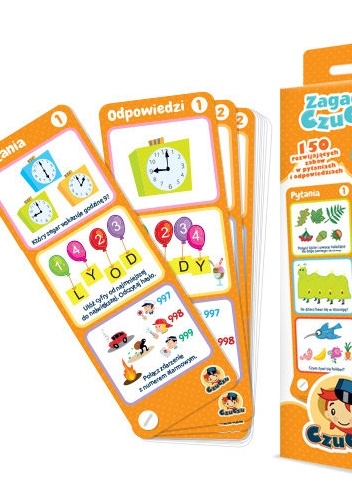 Okładka:  praca zbiorowa - Zagadki CzuCzu dla dzieci od 5-6 lat