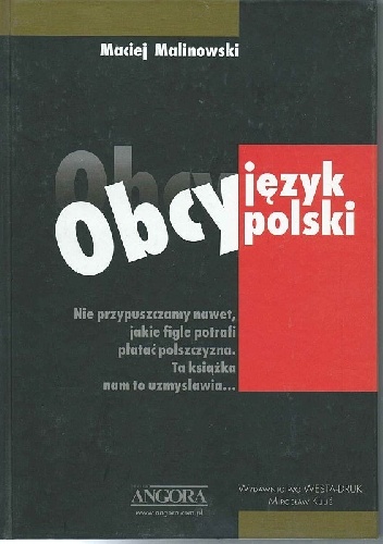 Okładka: Maciej Malinowski - Obcy język polski