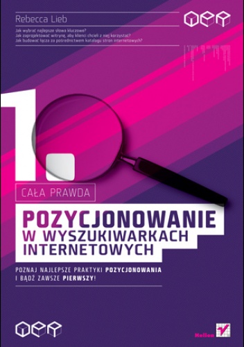 Okładka: Rebecca Lieb - Pozycjonowanie w wyszukiwarkach internetowych. Cała prawda