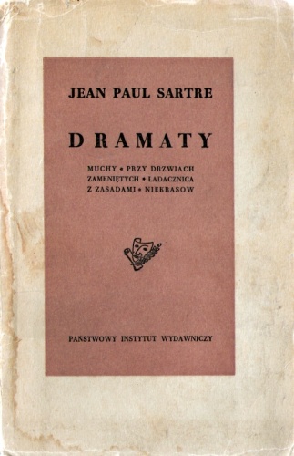 Okładka: Jean-Paul Sartre - Dramaty: Muchy. Przy drzwiach zamkniętych. Ladacznica z zasadami. Niekrasow