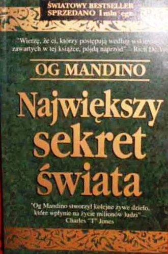 Okładka: Og Mandino - Największy sekret świata
