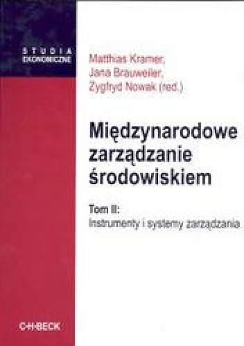 Okładka: Matthias Kramer - Międzynarodowe zarządzanie środowiskiem