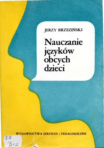 Okładka: Jerzy Brzeziński - Nauczanie języków obcych dzieci