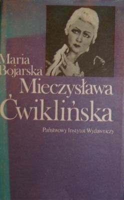Okładka: Maria Bojarska - Mieczysława Ćwiklińska