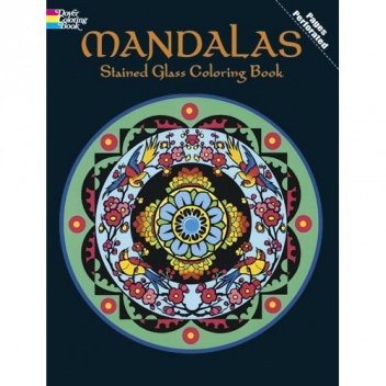 Okładka: Marty Noble - Mandalas Stained Glass Coloring Book