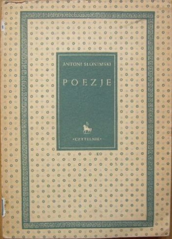 Okładka: Antoni Słonimski - Poezje