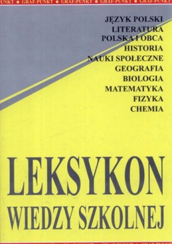 Okładka: Janusz Tomaszewski - Leksykon wiedzy szkolnej