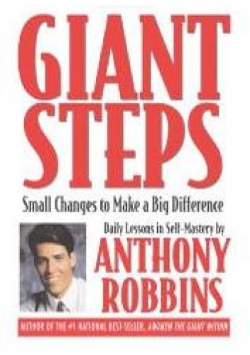 Okładka: Anthony Robbins - Olbrzymie kroki. 365 lekcji samodoskonalenia