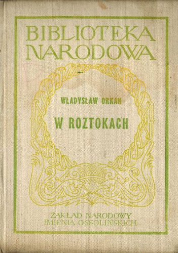 Okładka: Władysław Orkan - W Roztokach