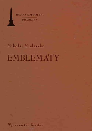 Okładka: Mikołaj Mieleszko - Emblematy