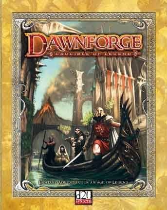 Okładka:  praca zbiorowa - Dawnforge. Crucible of Legend