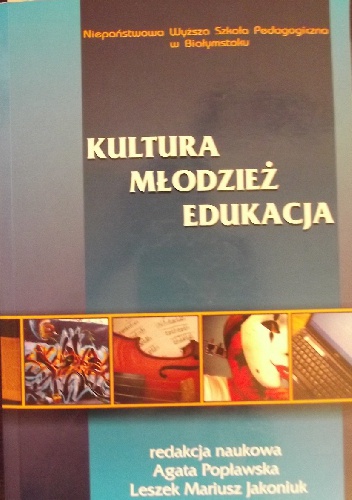 Okładka: Agata Popławska - Kultura - młodzież - edukacja.
