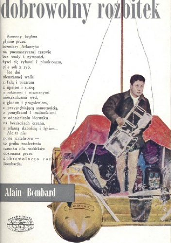 Okładka: Alain Louis Bombard - Dobrowolny rozbitek