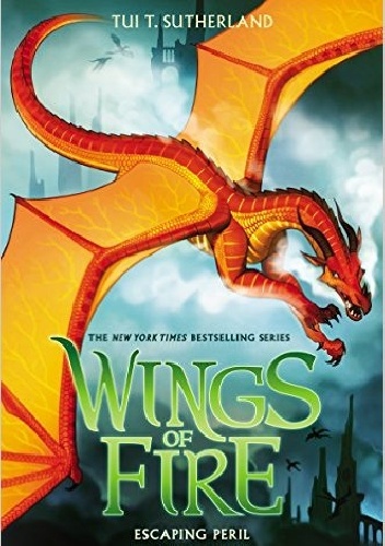 Okładka: Tui T. Sutherland - Wings of Fire Book Eight: Escaping Peril
