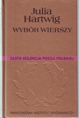 Okładka: Julia Hartwig - Wybór wierszy