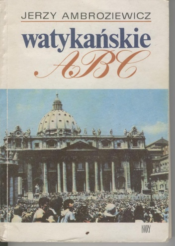 Okładka: Jerzy Ambroziewicz - Watykańskie ABC