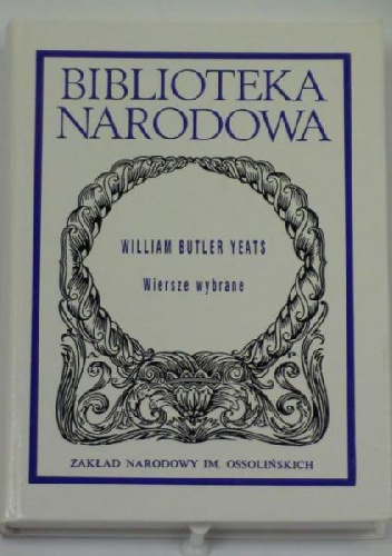 Okładka: William Butler Yeats - Wiersze wybrane