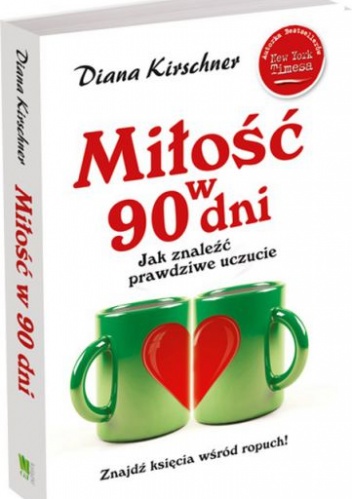 Okładka: Diana Kirschner - Miłość w 90 dni. Jak znaleźć prawdziwe uczucie