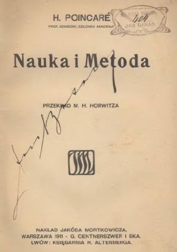Okładka: Jules Henri Poincaré - Nauka i Metoda