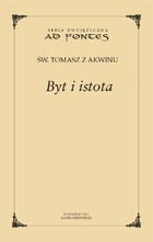 Okładka:  Tomasz z Akwinu - Byt i istota